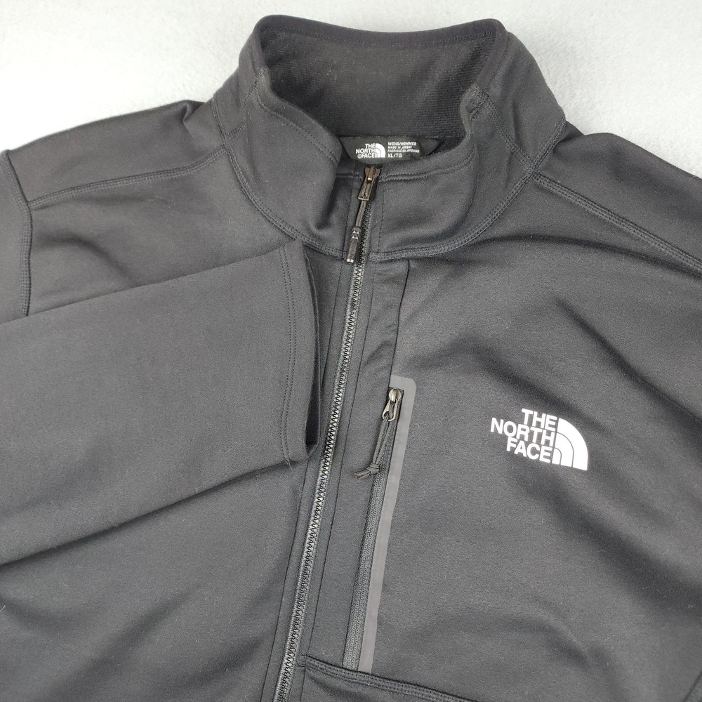 The North Face Skyline Fleece Mens XL Black Full Zip Outdoor Hikning NF0A47F5